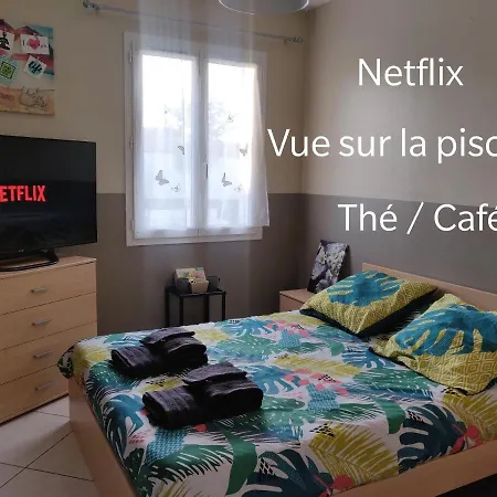 Jolies Chambres Avec Acces Piscine Et Netflix Pansiyon