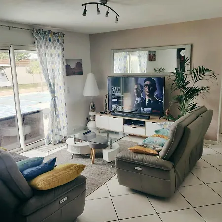 Jolies Chambres Avec Acces Piscine Et Netflix *